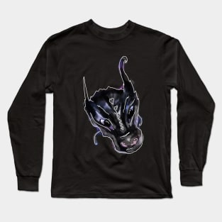 galaxy black dragon Long Sleeve T-Shirt